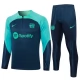 Kids FC Barcelona Trainingspakken 2023-24 - 1-4 Zip Blauw