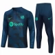 Kids FC Barcelona Trainingspakken 2023-24 - 1-4 Zip Blauw