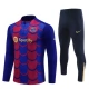Kids FC Barcelona Trainingspakken 2024-25 - 1-4 Zip Blauw