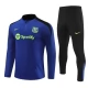Kids FC Barcelona Trainingspakken 2024-25 - 1-4 Zip Blauw