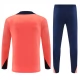 Kids FC Barcelona Trainingspakken 2024-25 - 1-4 Zip Oranje