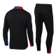 Kids FC Barcelona Trainingspakken 2024-25 - 1-4 Zip Zwart Rood