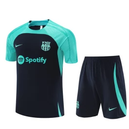 Kids FC Barcelona Trainingsshirt Pakken 2023-24 - Shorts Blauw