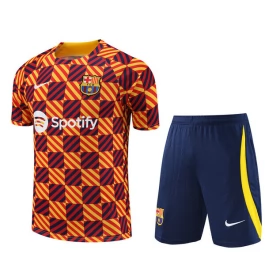 Kids FC Barcelona Trainingsshirt Pakken 2023-24 - Shorts Geel