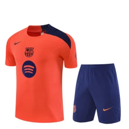 Kids FC Barcelona Trainingsshirtpak 2025-26 - Shorts Oranje
