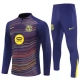 Kids FC Barcelona Trainingssweaterpak 2025-26 - 1-4 Zip Blauw