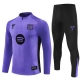 Kids FC Barcelona Trainingssweaterpak 2025-26 - 1-4 Zip Purper