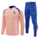 Kids Frankrijk Trainingspakken 2025-26 - 1-4 Zip Roze