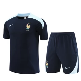Kids Frankrijk Trainingsshirt Pakken 2024-25 - Shorts Dark Blauw