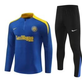 Kids Inter Milan Trainingspakken 2024-25 - 1-4 Zip Blauw