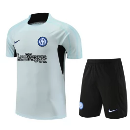Kids Inter Milan Trainingsshirt Pakken 2023-24 - Shorts Zwart