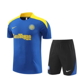 Kids Inter Milan Trainingsshirt Pakken 2024-25 - Shorts Blauw