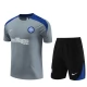 Kids Inter Milan Trainingsshirt Pakken 2024-25 - Shorts Grijs