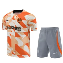 Kids Inter Milan Trainingsshirt Pakken 2024-25 - Shorts Oranje