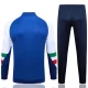 Kids Italië Trainingspakken 2023-24 - 1-4 Zip Blauw