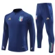 Kids Italië Trainingspakken 2024-25 - 1-4 Zip Blauw