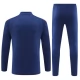 Kids Italië Trainingspakken 2024-25 - 1-4 Zip Blauw