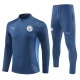 Kids Manchester City Trainingspakken 2024-25 - 1-4 Zip Blauw