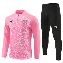 Kids Manchester City Trainingspakken 2024-25 - 1-4 Zip Roze