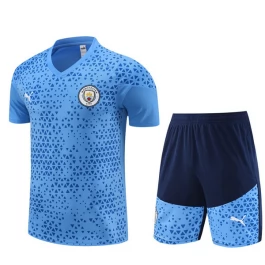 Kids Manchester City Trainingsshirt Pakken 2023-24 - Shorts Blauw