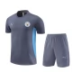 Kids Manchester City Trainingsshirt Pakken 2024-25 - Shorts Grijs