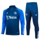Kids Manchester United Trainingspakken 2023-24 - 1-4 Zip Blauw
