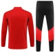 Kids Manchester United Trainingspakken 2023-24 - 1-4 Zip Rood