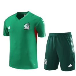 Kids Mexico Trainingsshirt Pakken 2023-24 - Shorts Groen