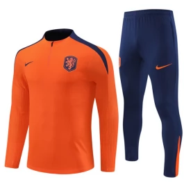 Kids Nederland Trainingspakken 2024-25 - 1-4 Zip Oranje