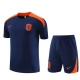 Kids Nederland Trainingsshirt Pakken 2024-25 - Shorts Blauw