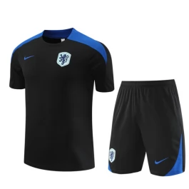 Kids Nederland Trainingsshirt Pakken 2024-25 - Shorts Zwart