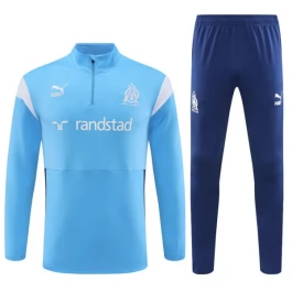 Kids Olympique de Marseille Trainingspakken 2023-24 - 1-4 Zip Navy