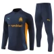 Kids Olympique de Marseille Trainingspakken 2024-25 - 1-4 Zip Blauw