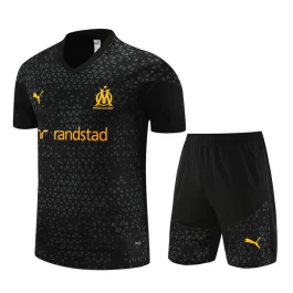 Kids Olympique de Marseille Trainingsshirt Pakken 2023-24 - Shorts Zwart