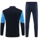 Kids Olympique de Marseille Trainingssweaterpak 2025-26 - 1-4 Zip Blauw