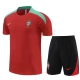 Kids Portugal Trainingsshirt Pakken 2024-25 - Shorts Dark Rood