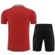 Kids Portugal Trainingsshirt Pakken 2024-25 - Shorts Dark Rood