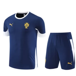 Kids Portugal Trainingsshirt Pakken 2025-26 - Shorts Blauw