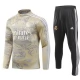 Kids Real Madrid Trainingspakken 2023-24 - 1-4 Zip Geel
