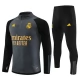 Kids Real Madrid Trainingspakken 2023-24 - 1-4 Zip Grijs