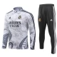 Kids Real Madrid Trainingspakken 2023-24 - 1-4 Zip Wit