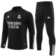 Kids Real Madrid Trainingspakken 2023-24 - 1-4 Zip Zwart
