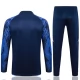 Kids Real Madrid Trainingspakken 2024-25 - 1-4 Zip Dragon Blauw