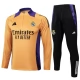Kids Real Madrid Trainingspakken 2024-25 - 1-4 Zip Oranje