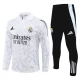 Kids Real Madrid Trainingspakken 2024-25 - 1-4 Zip Wit