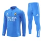 Kids Real Madrid Trainingspakken 2025-26 - 1-4 Zip Blauw