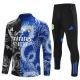 Kids Real Madrid Trainingspakken 2025-26 - 1-4 Zip Dragon Zwart