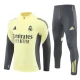 Kids Real Madrid Trainingspakken 2025-26 - 1-4 Zip Geel