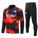 Kids SSC Napoli Trainingspakken 2024-25 - 1-4 Zip Rood Zwart
