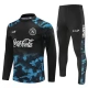 Kids SSC Napoli Trainingspakken 2024-25 - 1-4 Zip Zwart